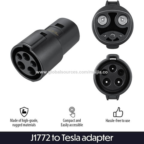 Buy Wholesale China J1772 To Tesl-a Charging Adapter; 60a /250v Ac ...