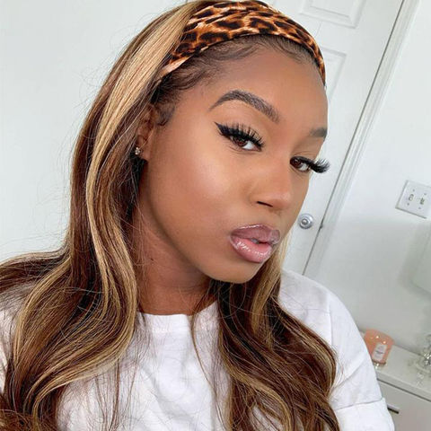 Buy Wholesale China Headband Wig Highlight Wig P4/27 Mixed Ombre Honey  Blonde Straight Human Hair Wigs For Women & Real Hair Wigs at USD  |  Global Sources