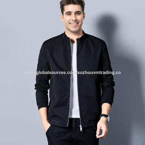 Men's Casual Stand Collar Jacket