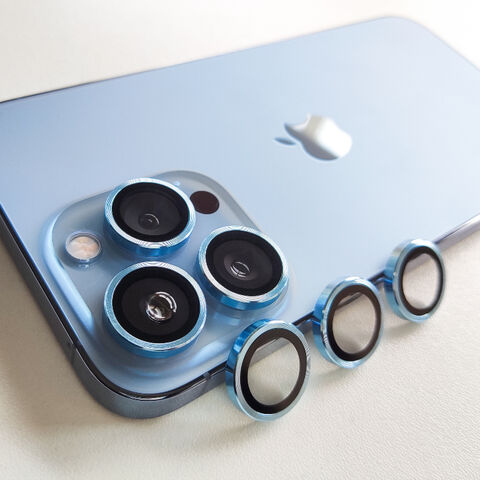 Camera Lens film Aluminum Alloy Camera Lens Tempered Glass protector For Iphone 14 13 11 12 Pro Max for sale at factory direct price
