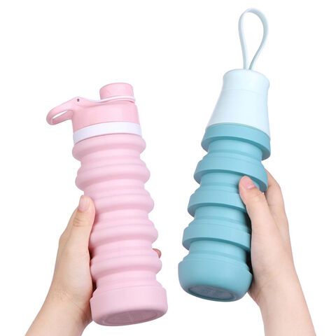 Buy Wholesale China Foldable Silicone Sports Drink Water Bottle Custom ...