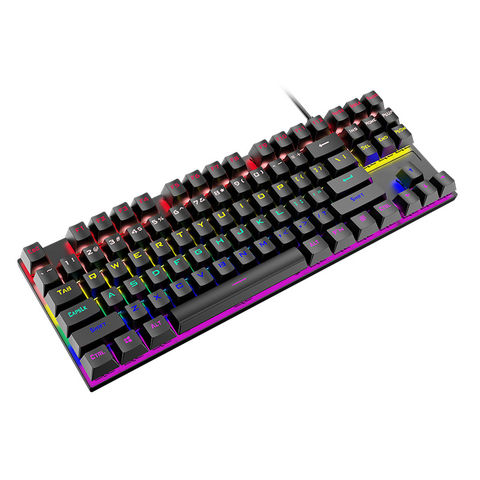 Buy Wholesale China Gaming Wired Mechanical Keyboards Green Axis Metal ...