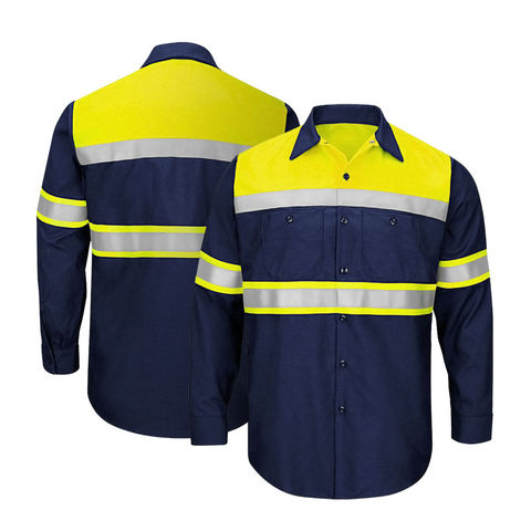 Fashion Breathable Reflective Custom Hi Vis Cotton Work Shirts - China Work  Shirt and Cotton Shirt price