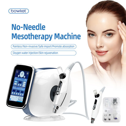 Mini Inyector Meso Mesoterapia con Aguja EMS Inyección de Agua para Cuidado Facial, Eliminación de Arrugas - Dispositivo profesional para tratamientos estéticos