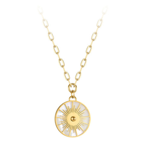 Gold Plated Stainless Steel Necklace 