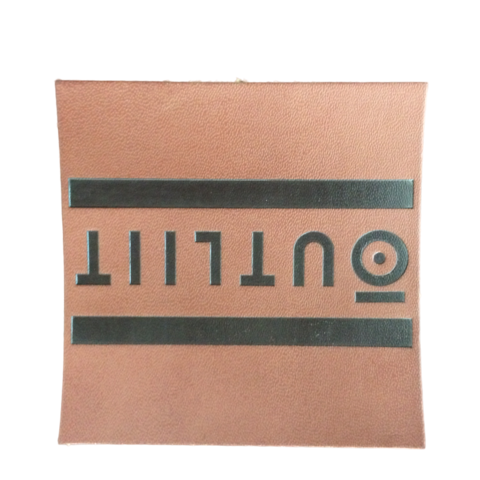 Leather Patch With Custom Design 