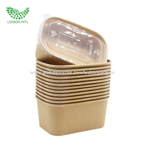 Buy Wholesale China Disposable Food Grade Paper Rectangular Containers ...
