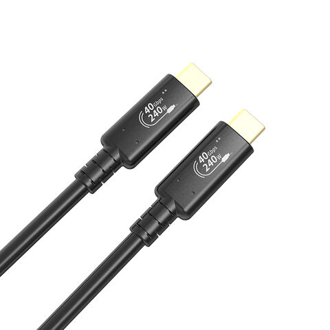 Buy Wholesale China Usb4 Cable, Usb Cable 240w Pd 40gb Gen3 Gold Plated Data Cable & Usb4 Gen3 at USD 12.29 | Global