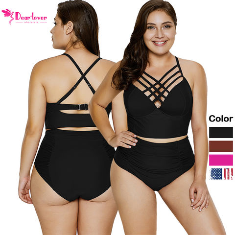 Tæller insekter overdrive Teasing Buy Wholesale China Plus Size Swimwear Two Piece Sexy High Waisted Beach  Suit Plus Size Bikini For Fat Women & Plus Size Swimwear at USD 5.81 |  Global Sources