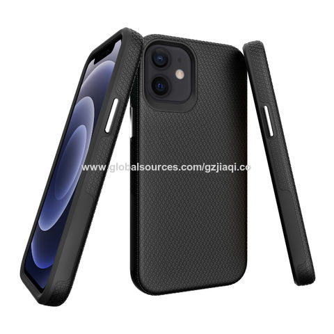 Coque de luxe en fibre de carbone noir ultra mince pour iPhone 13 Pro Coque de résistance aux rayures