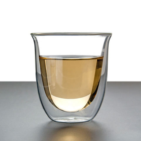 Buy Wholesale China Wholesale Transparent Clear Borosilicate Glass Tea Cup  Glass 90ml Double Wall Coffee Cup & Double Glass Coffee Cup Tea at USD 1.87