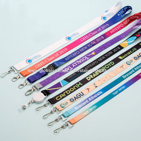 Polyester Fabric Sublimation Lanyard Blank - Buy Polyester Fabric