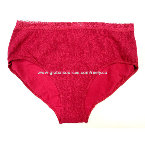 Buy Wholesale China 3-pack Custom Women's Tummy Control Panties Lace  Hi-waist Briefs Underwear For Ladies Mama Underwear & Tummy Control Panties  at USD 0.75