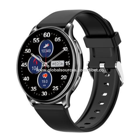 Smartwatch com chamada via discagem, detecção de temperatura corporal e saúde, lembrete do período menstrual