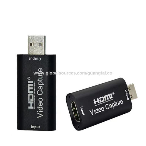 Carte capture video 4K HDMI vers USB carte boîte d'enregistrement Streaming