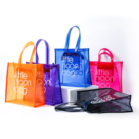 Custom Luxury Fashion Large Clear Bag Transparent Vinyl PVC Plastic  Reusable Promotion Beach Bags with Logo Print - China Tote Bag and Shopping  Bag price
