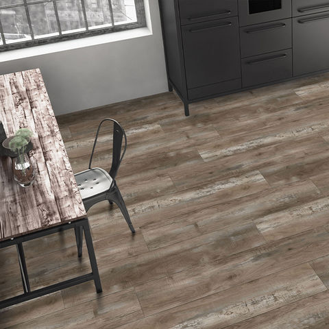 Buy Wholesale China Supplier Dark Brown Fake Wood Floor Planks