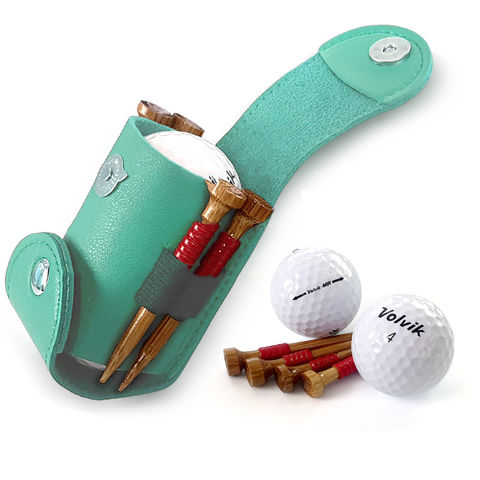 Buy Wholesale China Promotional Gift Leather Golf Balls And Tees