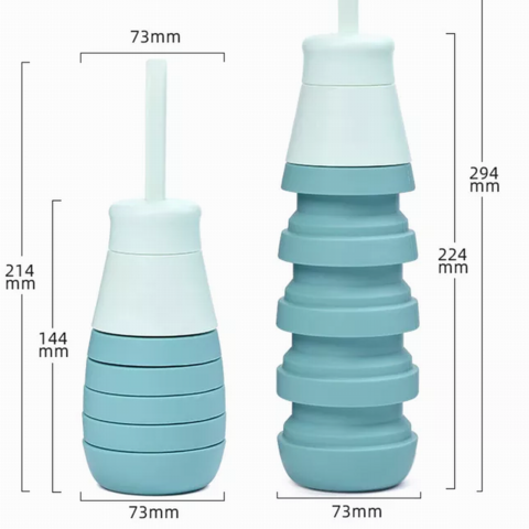 Buy Wholesale China Foldable Silicone Sports Drink Water Bottle Custom ...