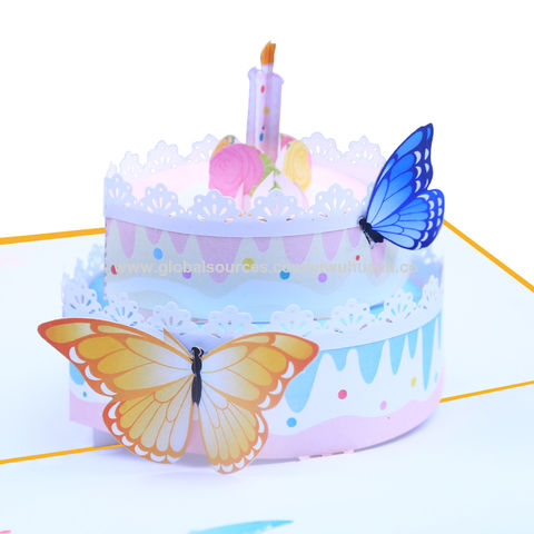 Carte Anniversaire 3D, Carte Pop Up Anniversaire, Happy Birthday