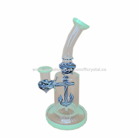 Glass Water Pipe Smoking Hand Craft Beaker Heady DAB Rig Colorful