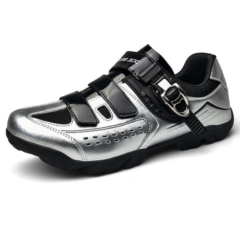 Mens Road Bike Cycling Shoes Carbon Fiber Sole Racing Self-lock Bicycle Shoes 