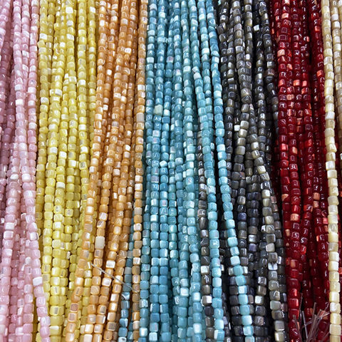 Buy Wholesale China Shell Beads Natural Colorful Mother Of Pearl 3