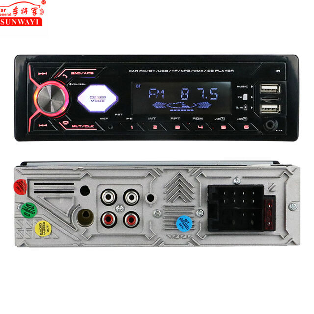 Rádio MP3 Player Hi-Fi para Carro USB/SD com Função Bluetooth/FM/AM