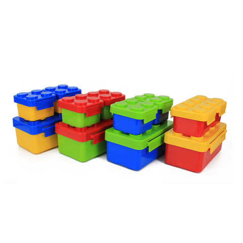 Buy Wholesale China Kids Lunch Boxes Pp Le-go Building Blocks Thermos ...