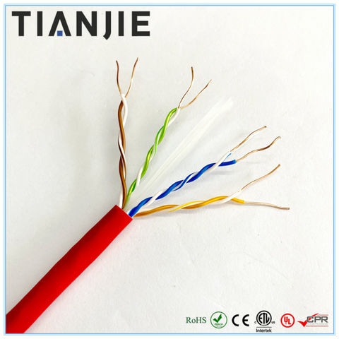 UTP CAT6 LAN Cable 23AWG 305m pass fluke for sale at factory direct price