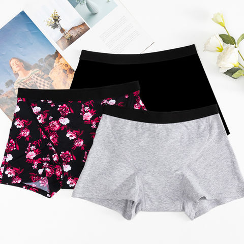 Buy Wholesale China Gir's Panties Custom Teen Girl's Boyshorts Panties  Simple Underwear Breathable Anti-bacterial & Girl's Boyshort Panties at USD  3