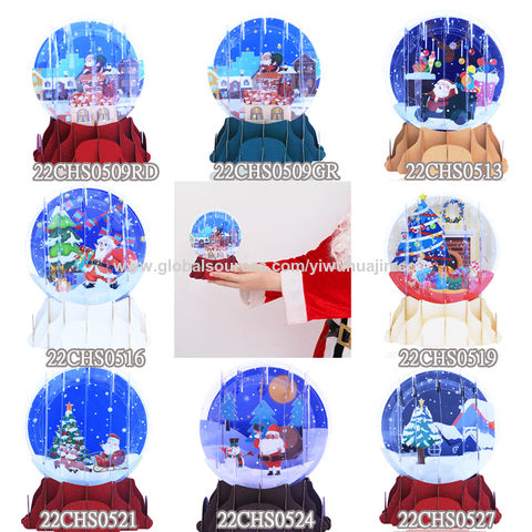 3d Snowdome Christmas Card Customized Logo Snow Globe Greeting Card  Printing Christmas Gift Oem Odm - Explore China Wholesale Pop-up Snow Globe  Christmas Card and Christmas Card, Greeting Card, Snow Globe Card