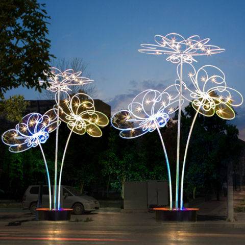 Kaufen Sie China Großhandels-Neu Stil Beleuchtetes Blumen Licht Landschafts Beleuchtung Außen Lampe Garten Outdoor Dekoration Licht und Outdoor-dekoration Licht zu einem Preis von $1200 USD