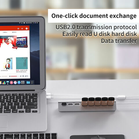 High Speed 8 Ports Hub Usb On/off Switch Portable Usb Splitter Laptop ...