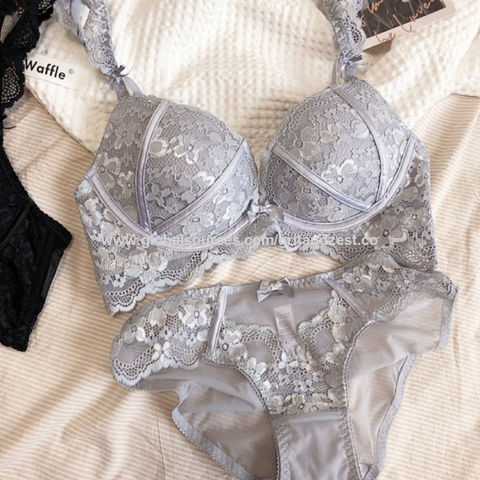 Ladies Fashionable Lace Bra Set, Sexy Lingerie And Panties Set