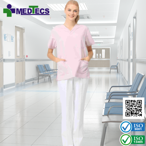 Custom Spa Beautician Nurses Scrubs Top Uniform $3.5 - Wholesale