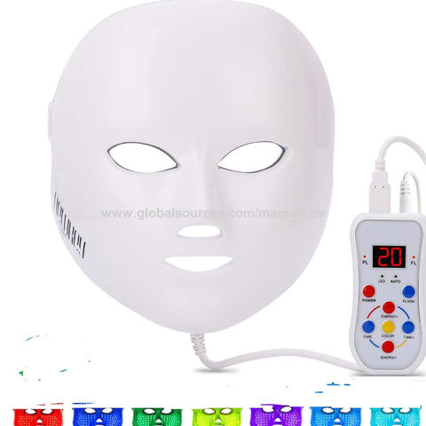 Buy Wholesale United Kingdom Led Face Mask Light Therapy, Newkey 7 Led ...