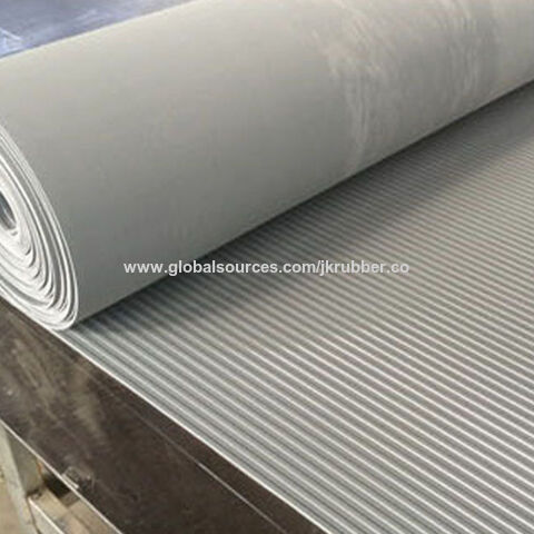 Anti Slip  Fine Ribbed Rubber Matting