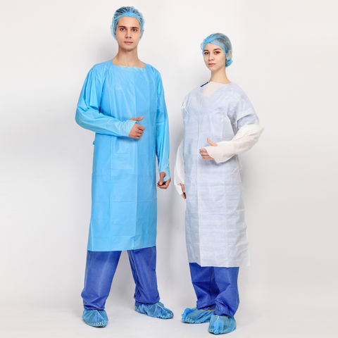 Buy Wholesale China Non-sterile Surgical Gown Disposable Cpe Apron ...