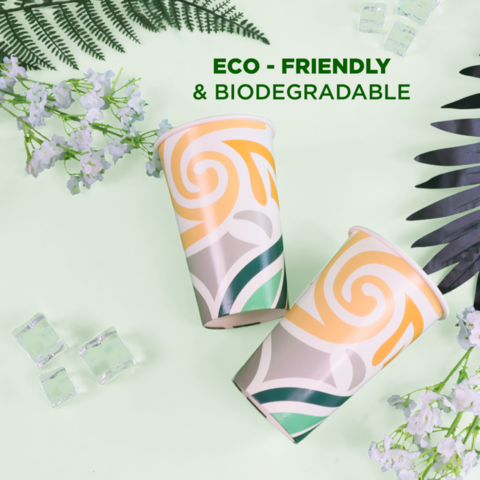 Buy Wholesale Vietnam Disposable Paper Cups, Agrolife Printed, 12oz And ...