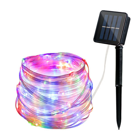 Buy Wholesale China Skin Line Lamp Solar Light Outdoor Use 100led Warm ...