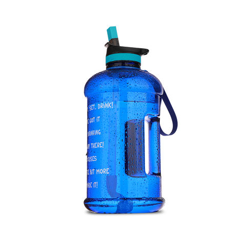 Buy Wholesale China Water Jug 64oz Motivational Plastic Gallon Water ...