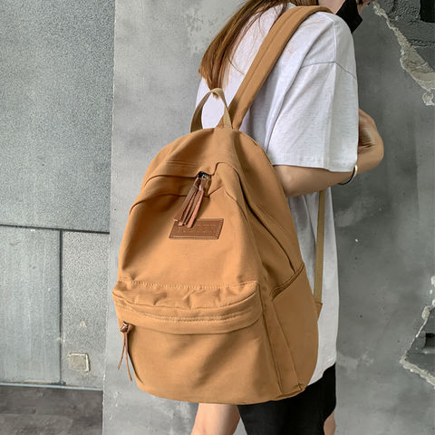 Achetez en gros Collège étudiant Vintage Femmes Sac à Dos Toile