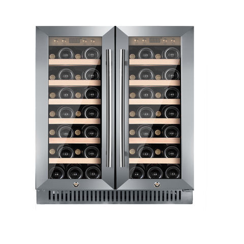 مبرّد نبيذ ومشروبات لـ 54 زجاجة، منطقة درجة حرارة، معتمد GS/CE/CB/Rohs/ERP/ETL/cETL for sale at factory direct price