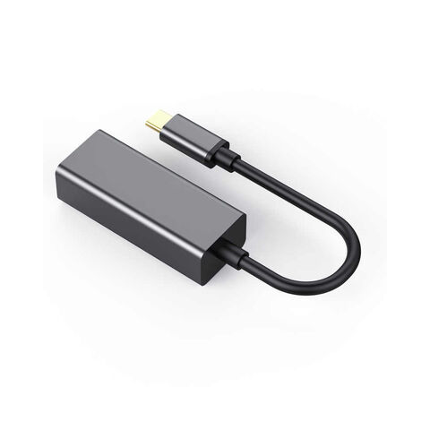Adaptador USB 3.0 Tipo C a RJ45, cable de red y concentrador USB-C de alta velocidad para conexión Ethernet