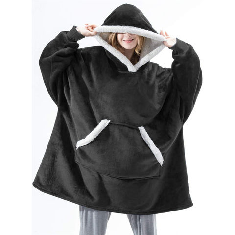 womens oversized blanket hoodie