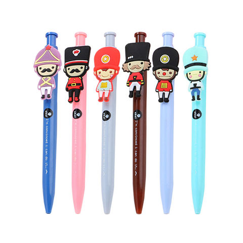 Fun Pens for Women Cartoon 0.5mm Black Bullet Head Neutral Push Pen One  Pack