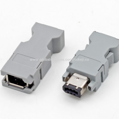 1set 1394 Gold 6-Pin IEEE Male Encoder Connector - Replace For Molex 55100-0670