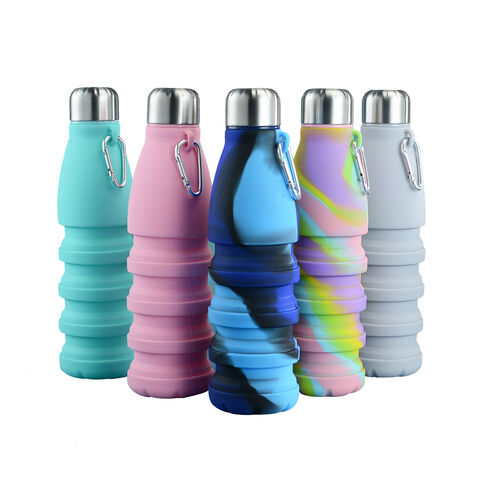 Buy Wholesale China Customized Silicone Foldable Water Bottle, Telescopic,  Portable Water Cup, Sport, Light Weight & Silione Water Bottle at USD 2