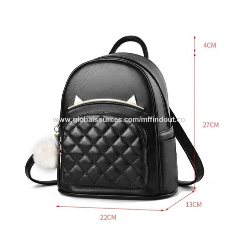 Simple Top Quality Fashion Popular Quilting Designer Shoulder Bag Backpacks  Lady Handbag PU Laptop Mini Backpack with Handle - China Backpack and  Simple Backpack price